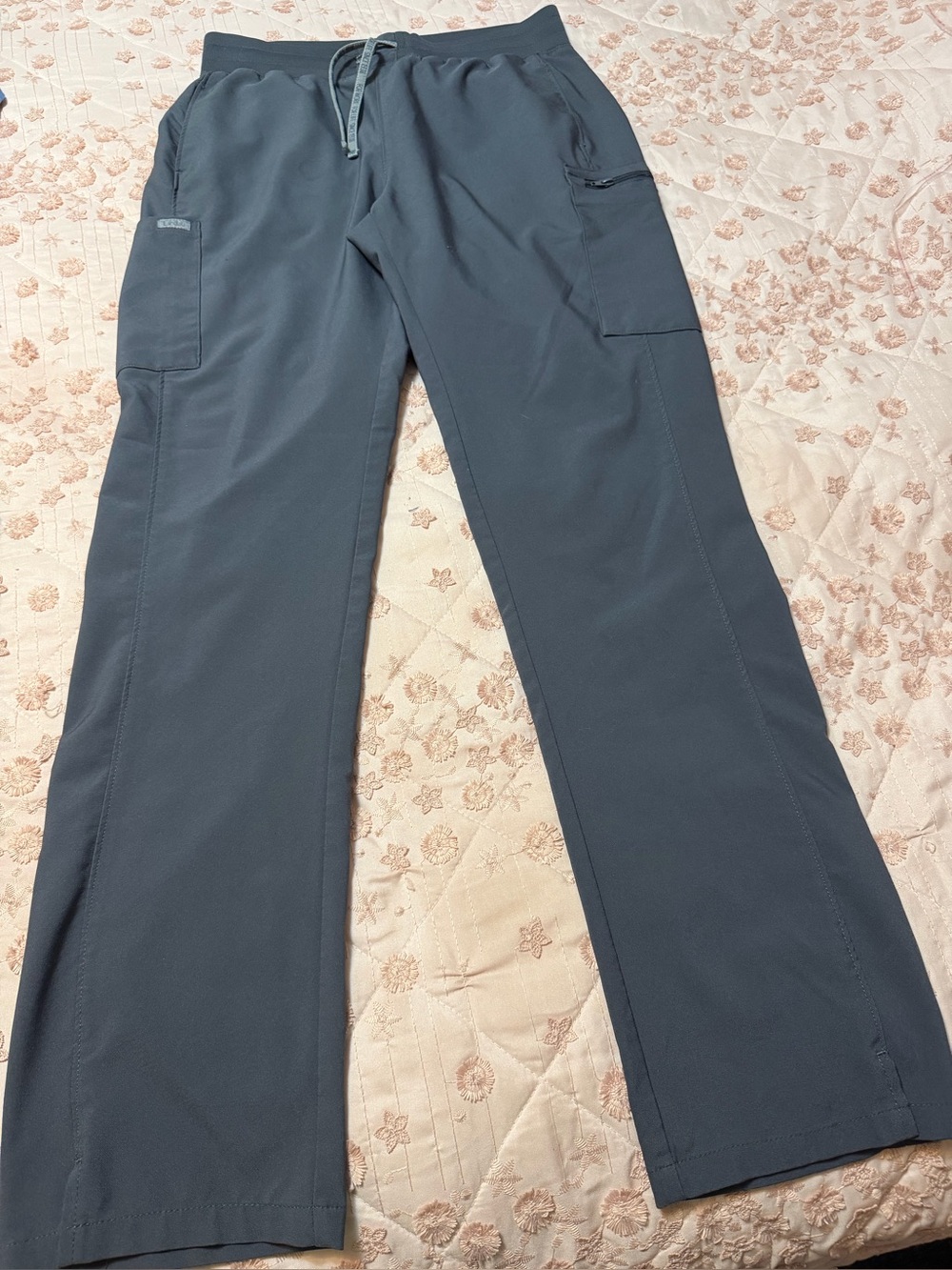 Landau forward pewter grey scrub pants